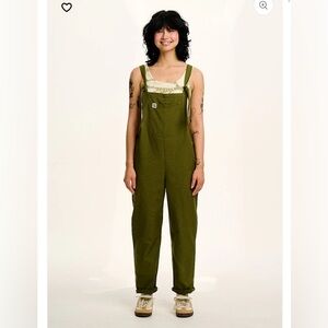 NWOT Lucy & Yak Terracotta Organic Cotton Overalls
